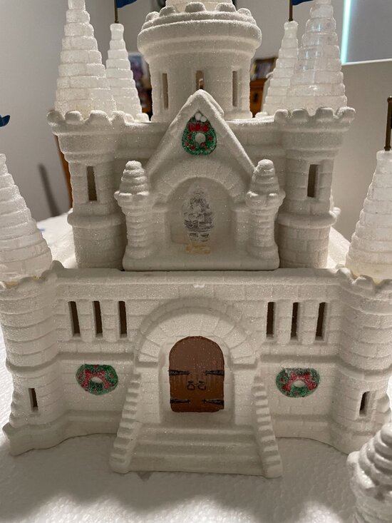 Dept 56 SNOW CARNIVAL ICE PALACE 54850 Complete w/Box Snow  Department 56 Snow Carnival Ice Palace Snow Village Collection 1995 Original Box